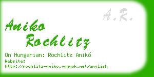 aniko rochlitz business card