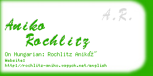 aniko rochlitz business card